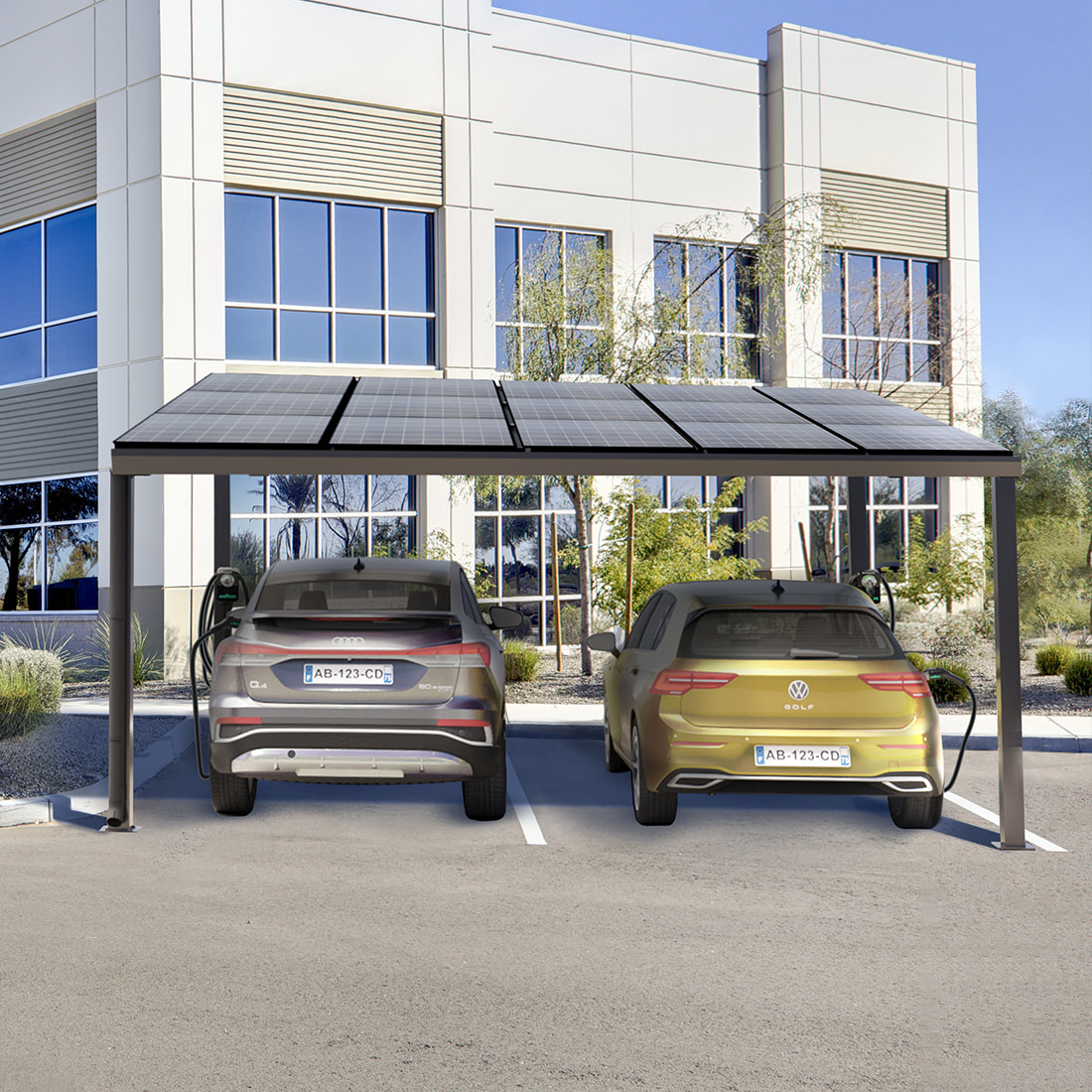 carport solaire pour les entreprises